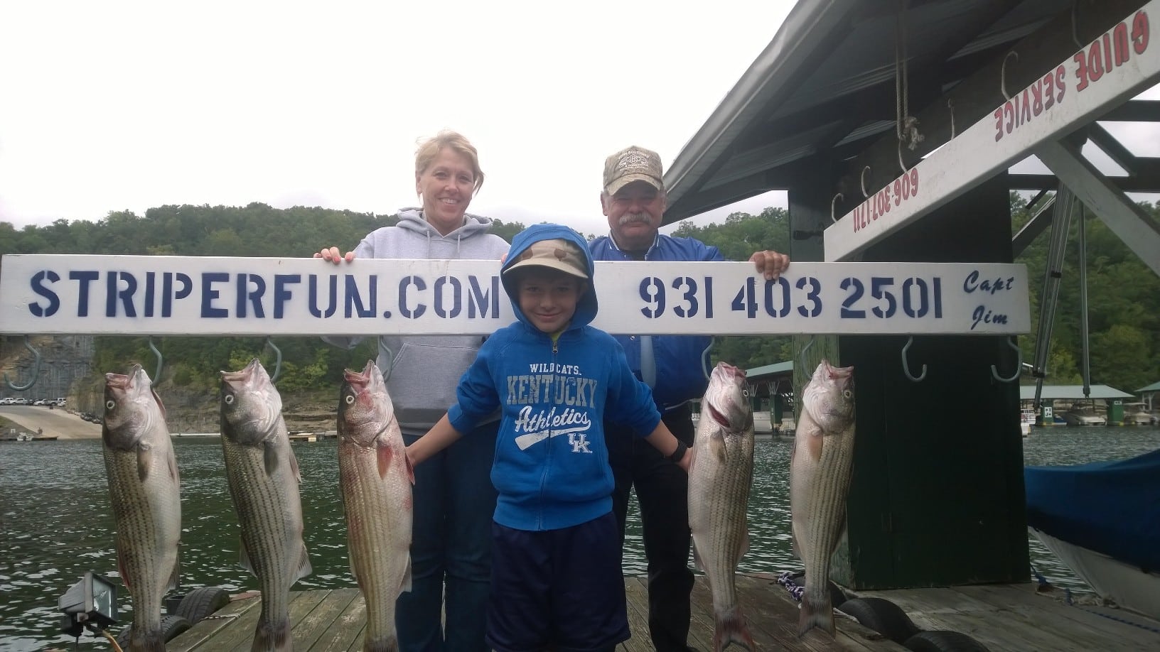 Lake Cumberland Striper StriperFun Guide Service