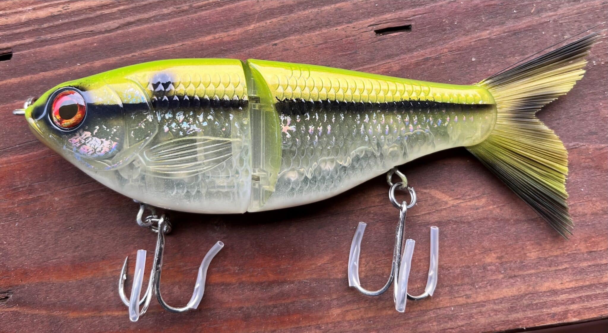 STRIPER MAGIC RIVER SKIP JACK HAND CRAFTED GLIDE BAIT STRIPER LURES