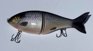 CAPTAIN JIM SPECIAL “PERFECT JUVENILE GIZZARD” – HAND CRAFTED MAGIC GLIDE BAIT LURE!